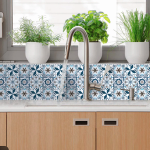 moroccan blue pattern – kitchen tiles