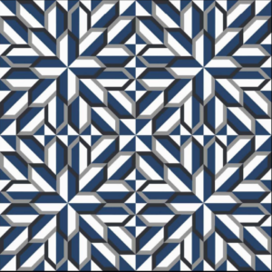 ALLURE BLUE VITRO CARVING